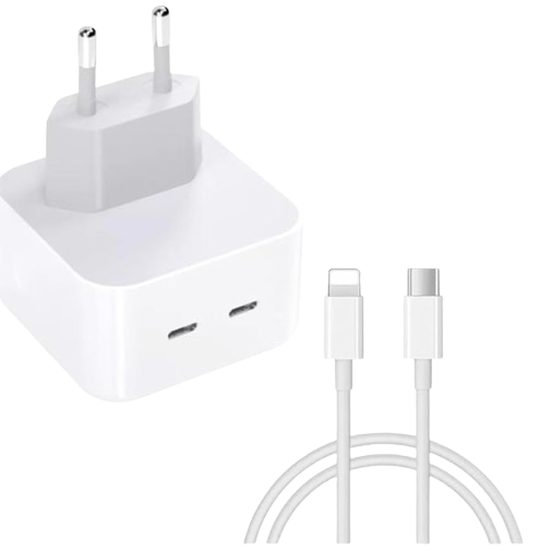 Carregador Duplo Turbo USB-C