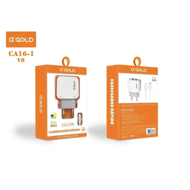 Carregador de Celular Turbo Usb